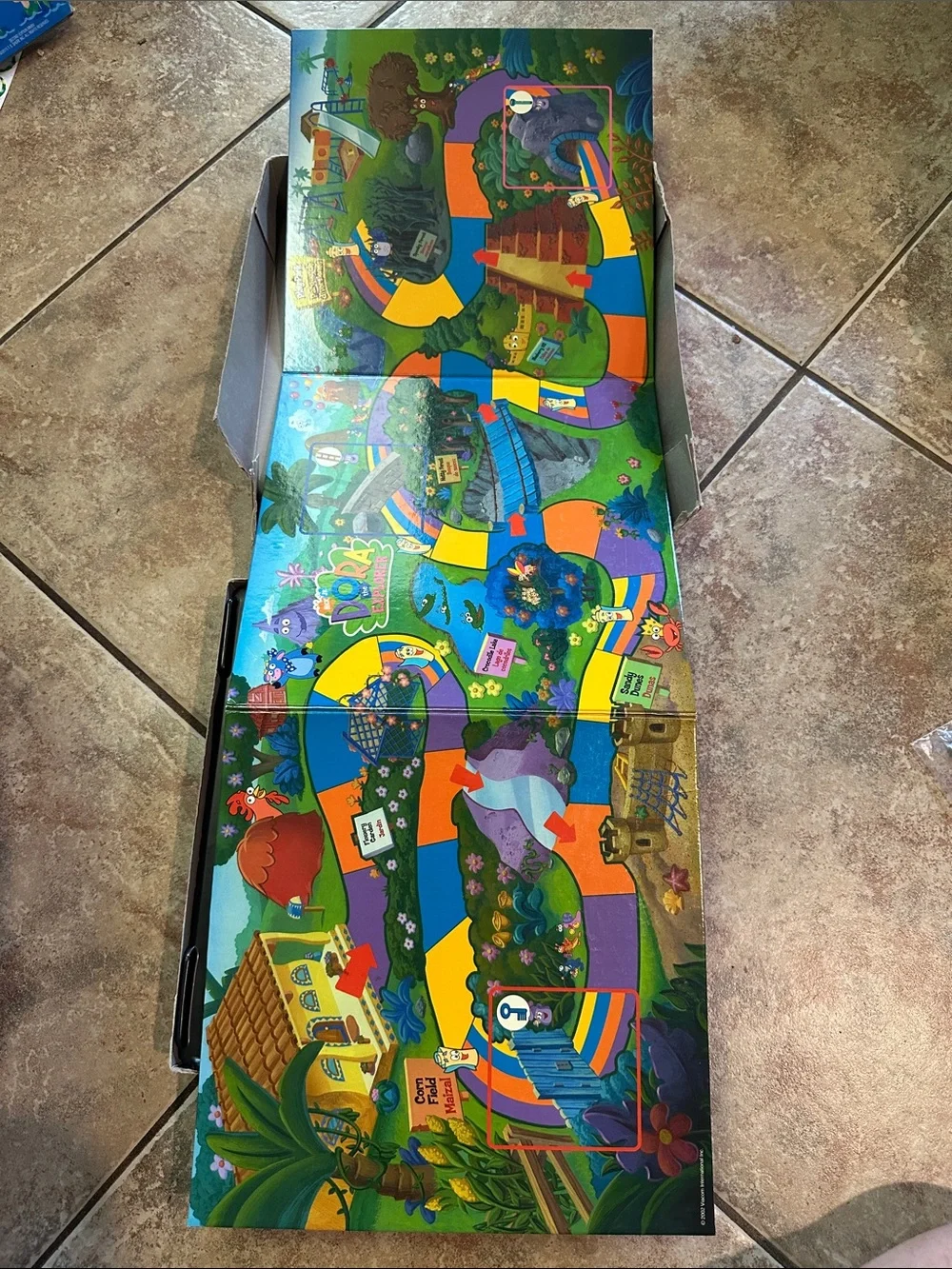 Vintage 2002 Dora Explorer Play Park Adventure Game Complete Fisher Price